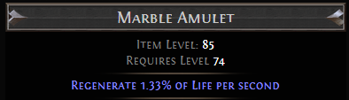 Marble Amulet