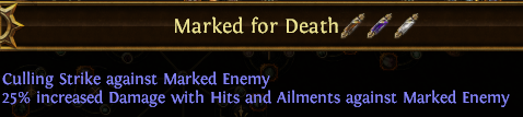 Marked for Death PoE