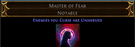 Master of Fear PoE