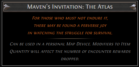 Maven's Invitation: The Atlas PoE