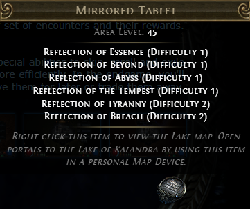 Mirrored Tablet Tradeable
