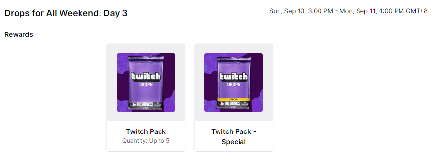 MLB The Show 23 Twitch Pack - Special