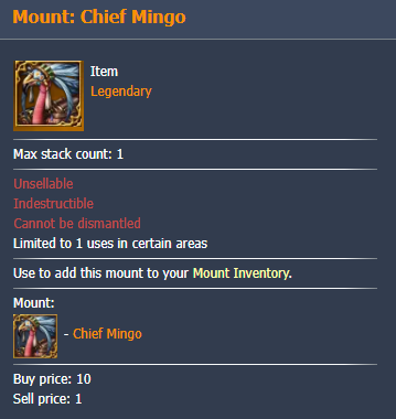 Lost Ark Mount: Chief Mingo