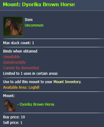 Lost Ark Mount: Dyorika Brown Horse