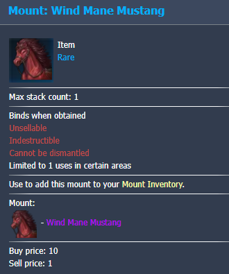 Lost Ark Mount: Wild Mane Mustang