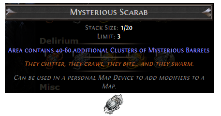 PoE Mysterious Scarab