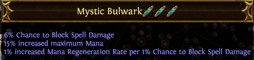Mystic Bulwark PoE