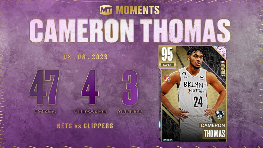 NBA 2K24 Cameron Thomas Back-to-Back