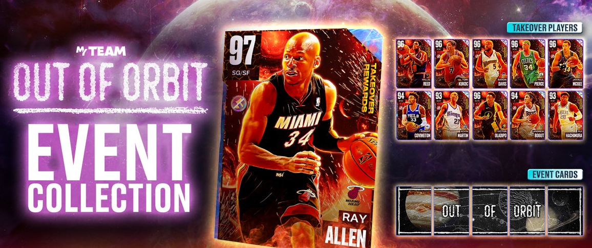 NBA 2K24 Galaxy Opal Ray Allen