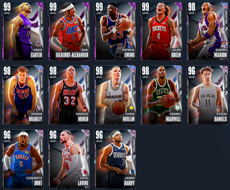NBA 2K24 Generational Packs