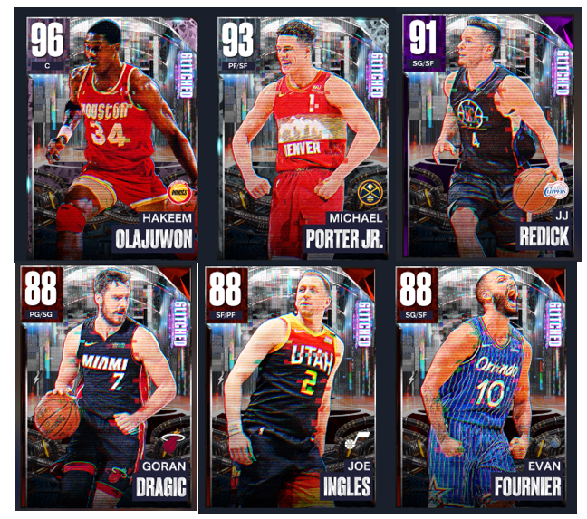 NBA 2K24 Glitched Pack Cards