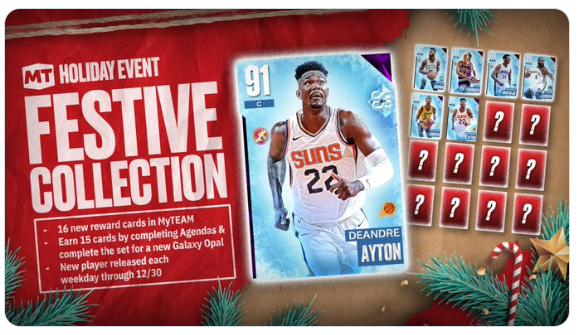 NBA 2K24 MyTEAM Holiday Event Agendas