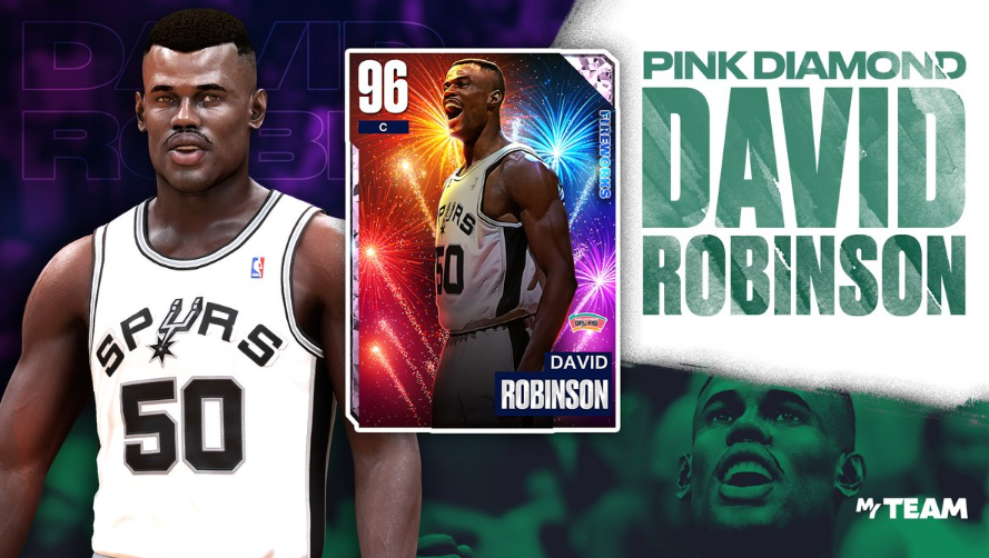 NBA 2K24 Pink Diamond David Robinson
