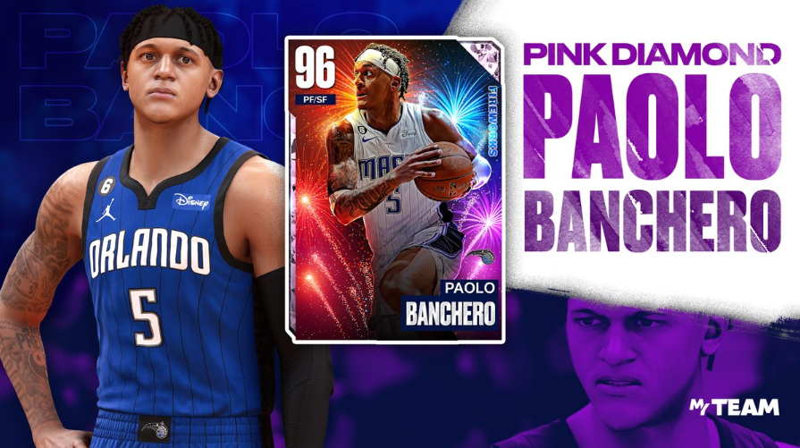NBA 2K24 Pink Diamond Paolo Banchero