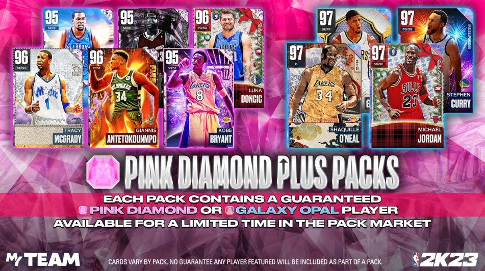 NBA 2K24 Pink Diamond Plus Packs