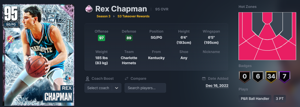 NBA 2K24 Pink Diamond Rex Chapman