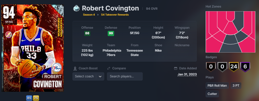 NBA 2K24 Robert Covington