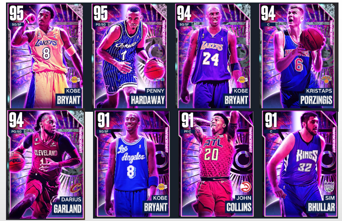 NBA 2K24 Transcendent Packs Card