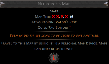 Necropolis Map PoE