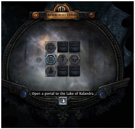 Open a portal to the Lake of Kalandra PoE