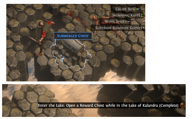Open a Reward Chest while in the Lake of Kalandra