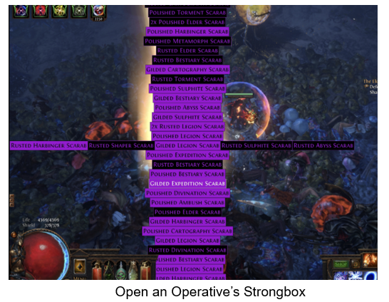 Open an Operative’s Strongbox