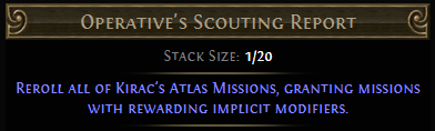 Operative's Scouting Report PoE