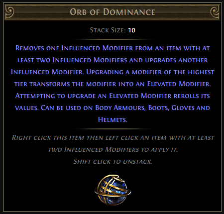 Orb of Dominance PoE
