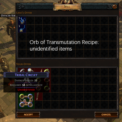 Orb of Transmutation Recipe