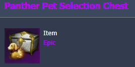 Lost Ark Panther Pet Selection Chest