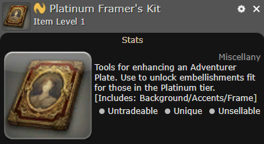 Platinum Framer's Kit