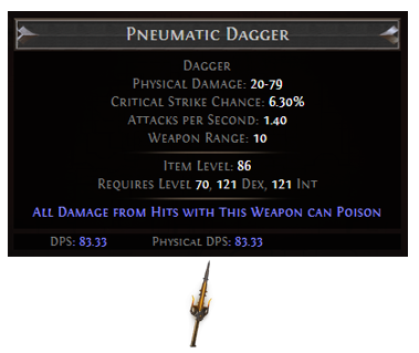 Pneumatic Dagger