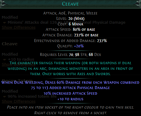 PoE Cleave 3.19
