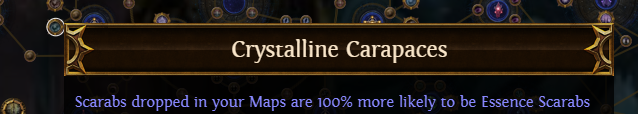 PoE Crystalline Carapaces: 100% more likely to be Essence Scarabs
