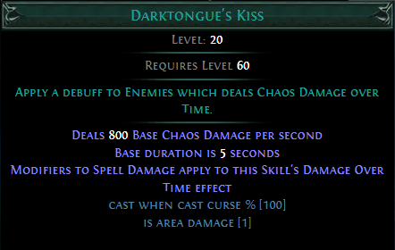 Darktongue's Kiss