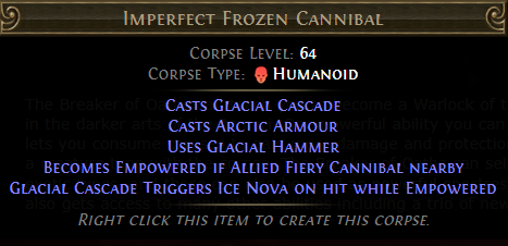 Imperfect Frozen Cannibal