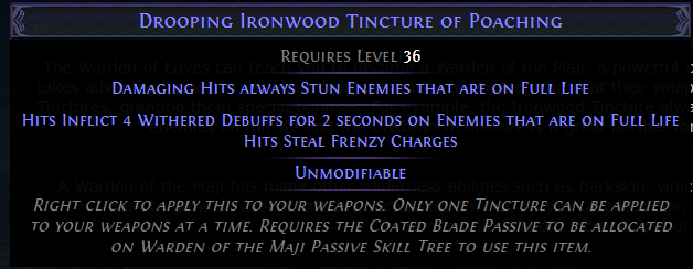 Ironwood Tincture