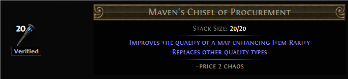 Maven’s Chisel of Procurement