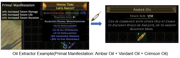 PoE Oil Extractor Example