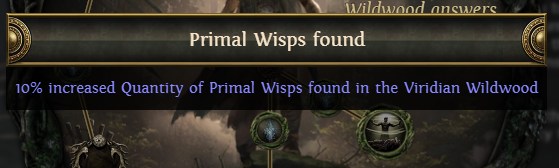 Primal Wisps found