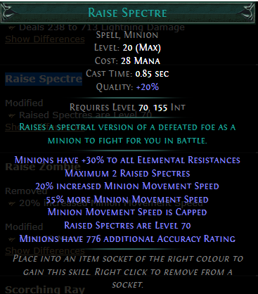 PoE Raise Spectre 3.19