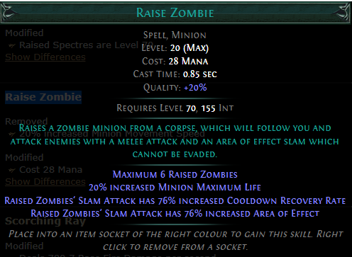 PoE Raise Zombie 3.19