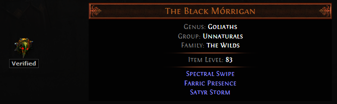 The Black Mórrigan