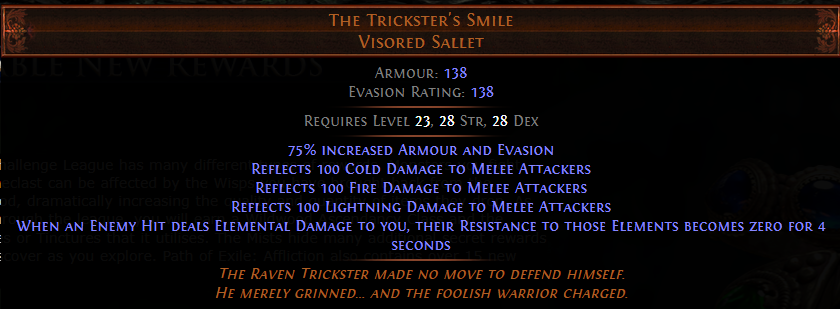 PoE The Trickster's Smile