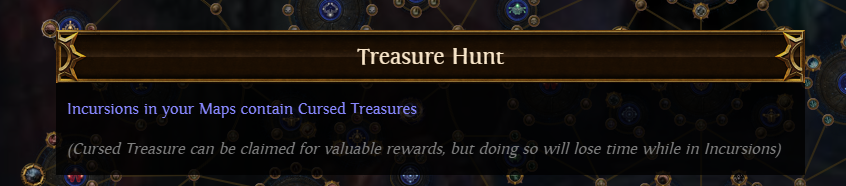 PoE Treasure Hunt: Incursions contain Cursed Treasures
