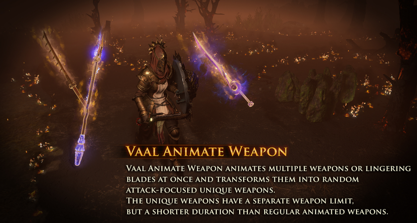 PoE Vaal Animate Weapon