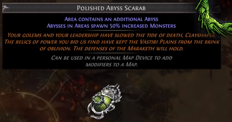 Polished Abyss Scarab PoE