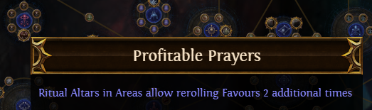Profitable Prayers PoE