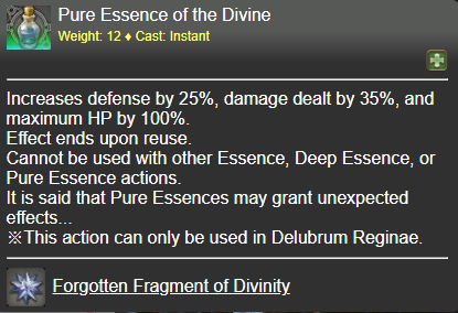 Pure Essence of the Divine FFXIV