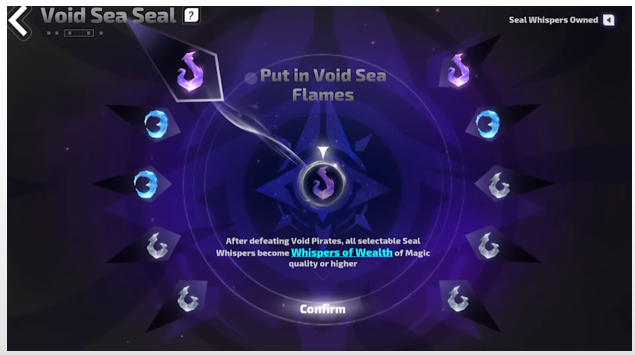 Put in Void Sea Flames